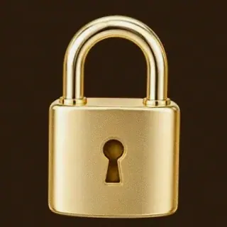 Metal padlock — Cashmo