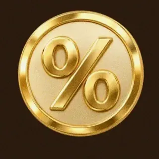 Gold percent coin — Cashmo