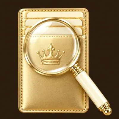 Wallet and magnifier — Cashmo