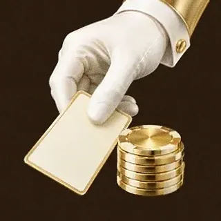 Hand dealing card — Cashmo