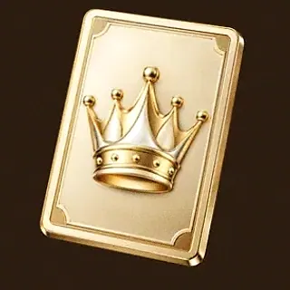 Crowned casino card — Cashmo