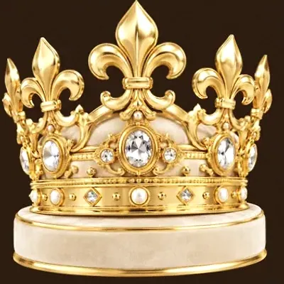 Jeweled royal crown — Cashmo