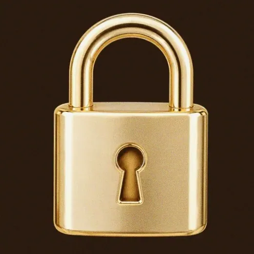 Metal padlock — Cashmo
