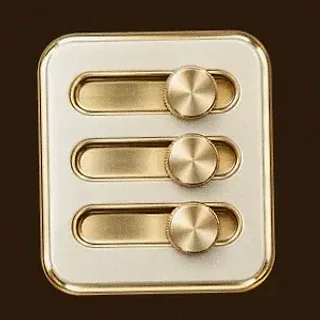 Three-knob control panel — Cashmo